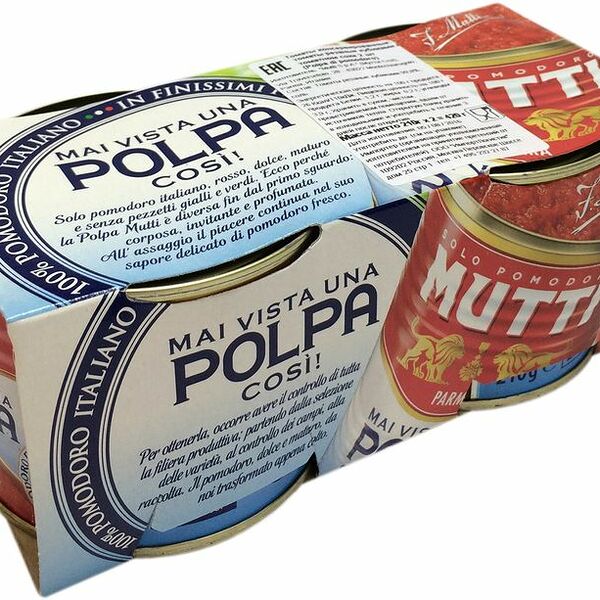 Томаты Mutti в томатном соке резаные кубиками, 420г