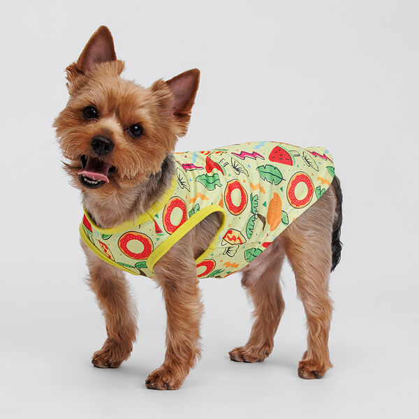 Футболка  Rurri желтая с принтом S