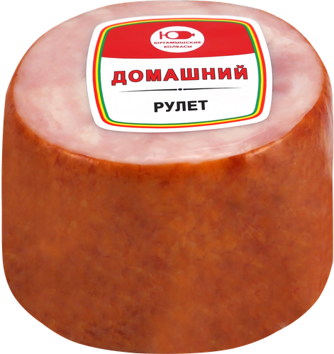 

Рулет Юргамышские Колбасы копчено-вареный из свинины Домашний, категория Б, весовой
