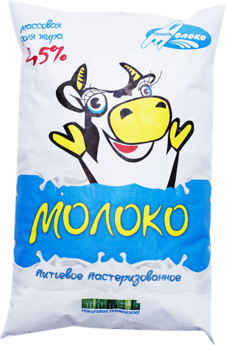 

Молоко пастеризованное Тюменьмолоко 2.5% гост без змж 900 мл