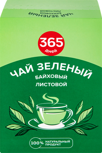 

Чай зеленый 365 дней листовой 100 г