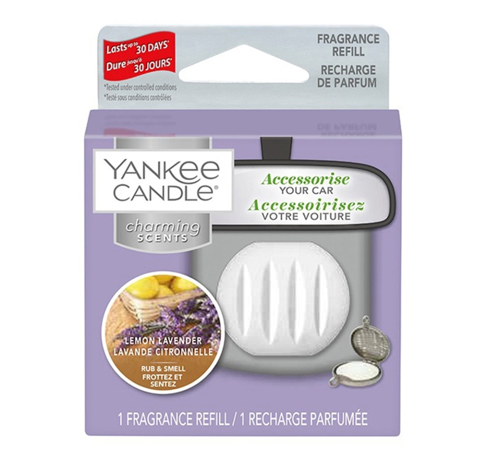 

Аромапластина сменная Yankee candle для ароматизатора для авто "Лимон и лаванда" Китай