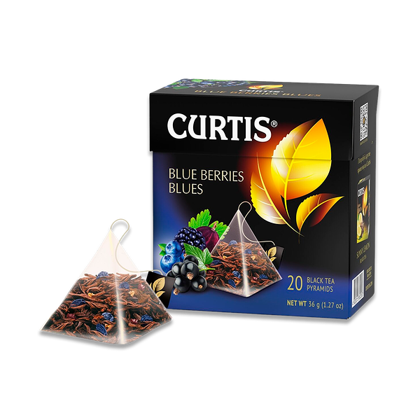 Чай Curtis Blue Berries Blues черный, ягодный блюз 20 пакетиков