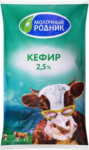 

Кефир Молочный родник 2.5%, БЗМЖ 900 г