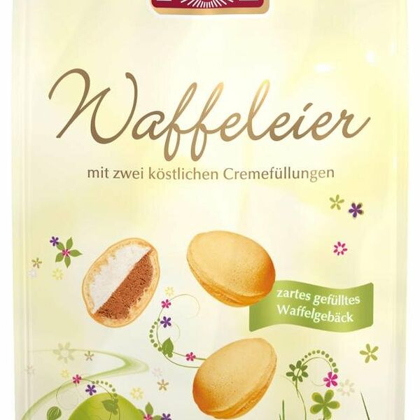 Вафли сдобные Lambertz с кремовой начинкой