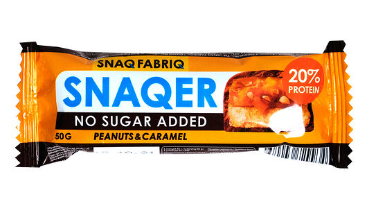 Батончик протеиновый Snaq Fabriq Арахис и карамель 50г