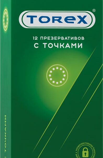 Презервативы Torex с точками 12шт