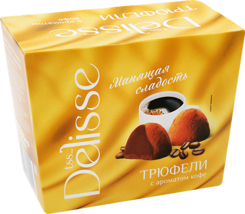 Конфеты Delisse Трюфель с ароматом кофе