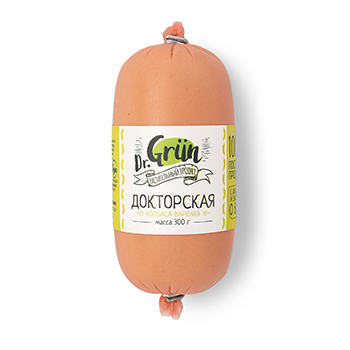 

Продукт растительный Dr.Grun Колбаса вареная Докторская 300 г
