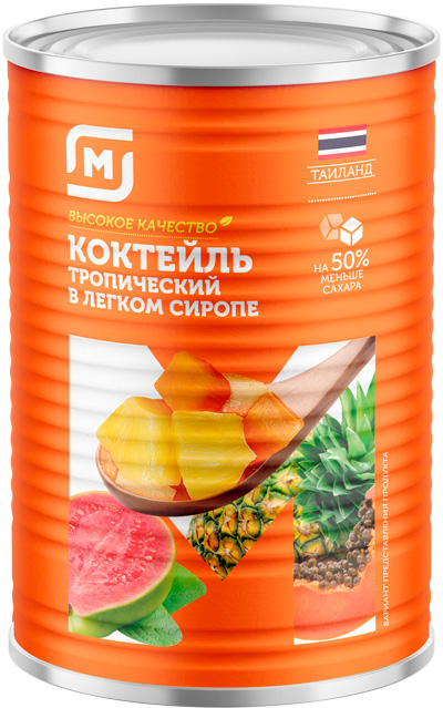 

Коктейль тропический Магнит консервированный