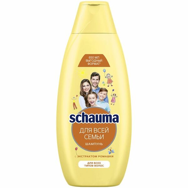 Шампунь Schauma Для Всей Семьи для всех типов волос, 650мл