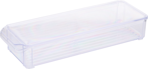 

Органайзер для холодильника Idea 10х30х5 см с крышкой прозрачный