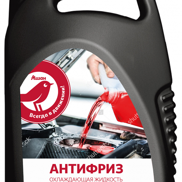 Антифриз красный ТМ Ашан Красная птица