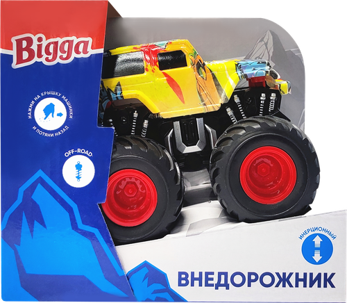 

Игрушка инерционная BIGGA Внедорожник 12см, в ассортименте