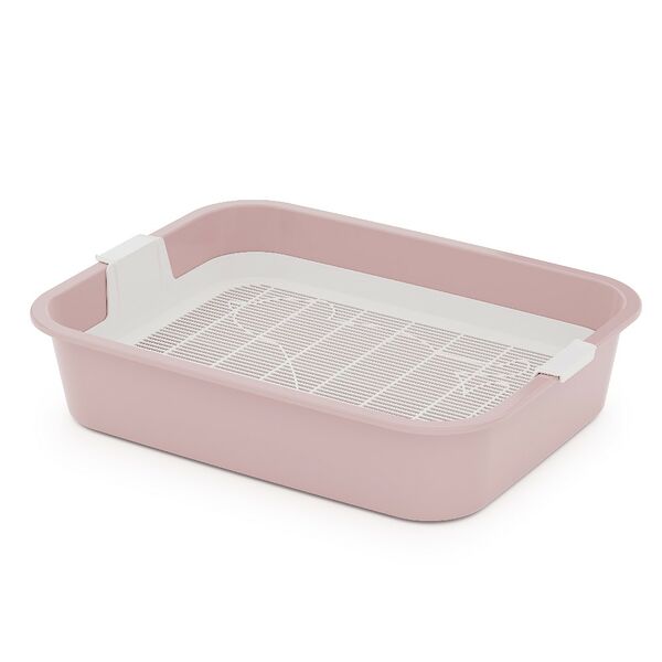 Лоток для кошек Мурка розовый