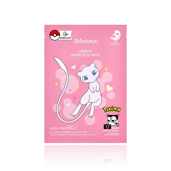 Маска для лица JMsolution Blooming Pokemon с аминокислотами 30 мл