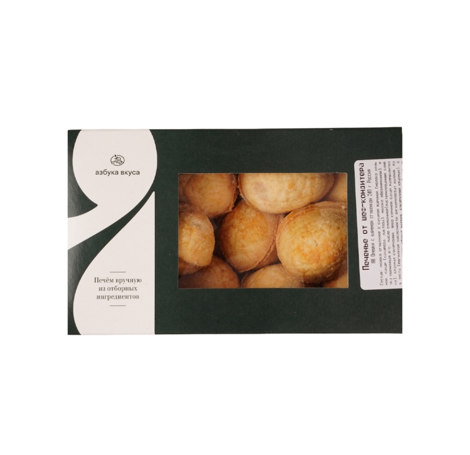 

Печенье «Орешки» с варёной сгущёнкой «Азбука вкуса», 240 г