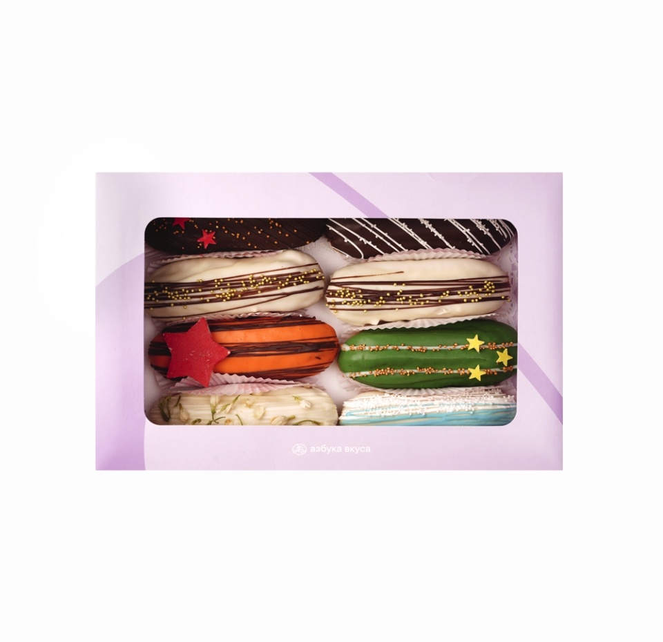 

Набор эклеров День Победы Азбука вкуса 560 г