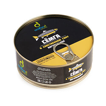 Сёмга EcoFood Armenia в собственном соку, 240 г