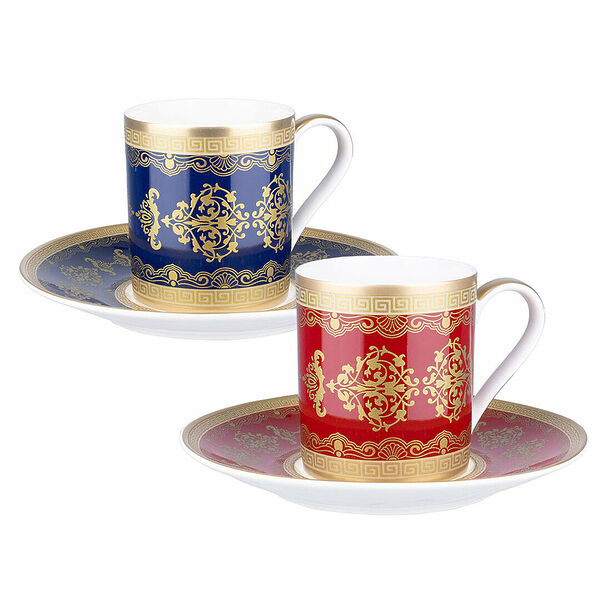 Набор кофейный Gipfel Sansara 52365 красный/синий