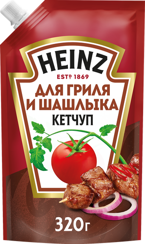 

Томатный кетчуп Heinz для гриля и шашлыка 320 г