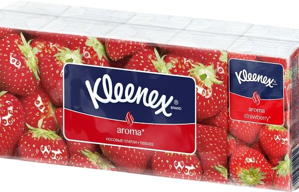 Носовые платки Kleenex Клубника 10шт