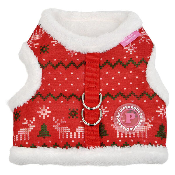 Шлейка-жилетка для собак Pinkaholic утеплённая 