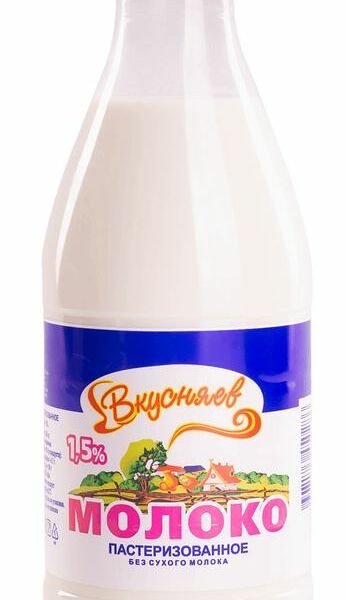 Молоко пастеризованное Вкусняев 1,5%