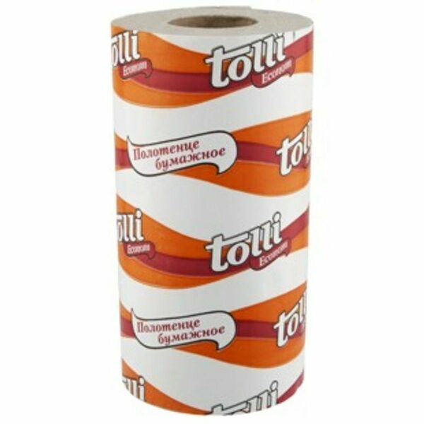 Полотенца бумажные Tolli Econom с перфорацией 1 слой