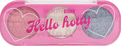 Палетка хайлайтеров для лица Beauty Bomb Romecore Hello hotty тон 01 5.4 г