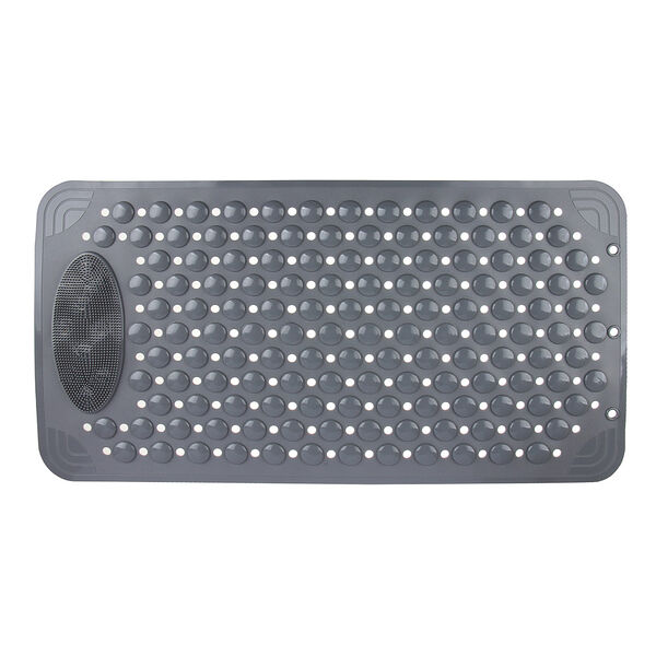 Vetta коврик в ванну противоскользящий, с теркой для пяток, пвх,69,5х36см