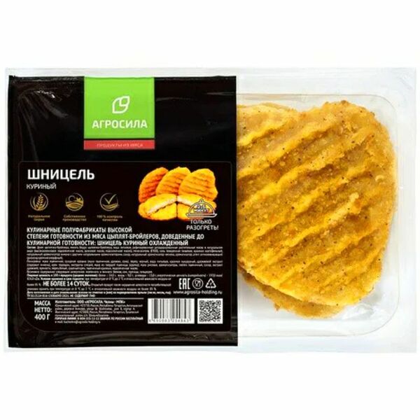 Шницель из курицы АГРОСИЛА, 400г