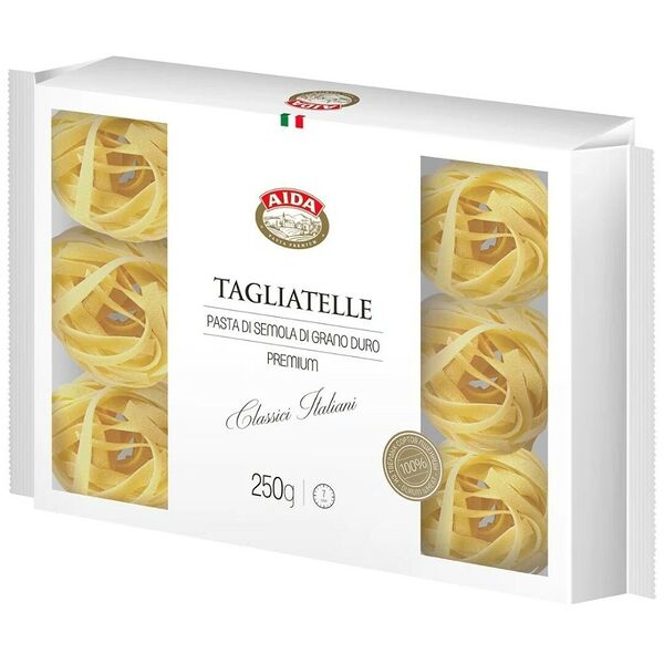 Макаронные изделия Гнезда Тальятелле/Aida Tagliatelle грА из тв сорт пшеницы 250г