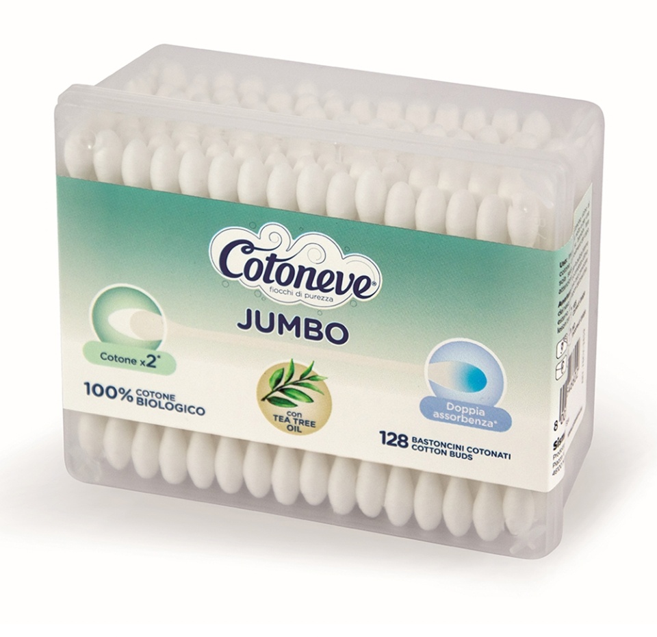 

Палочки ватные Cotoneve Jumbo гигиенические 128 шт