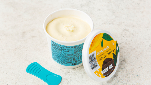 

Мороженое сливочное Кокос-манго Продукт замороженный