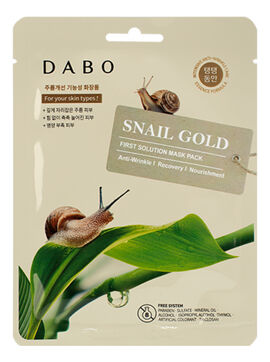 Маска для лица DABO тканевая Муцин улитки 23г