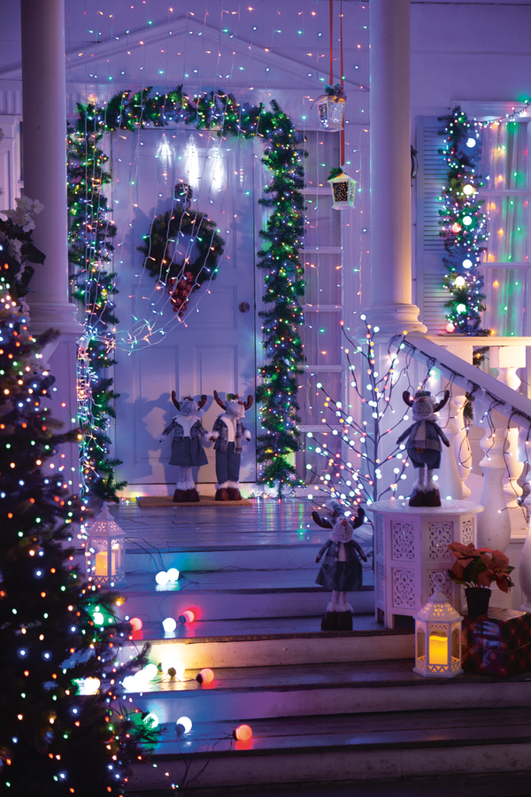 

Электрогирлянда-занавес для внутренних помещений и улицы HOMECLUB 240LED-ламп, 2,2х1,5м, теплый белый, IP44 Арт. LS0097