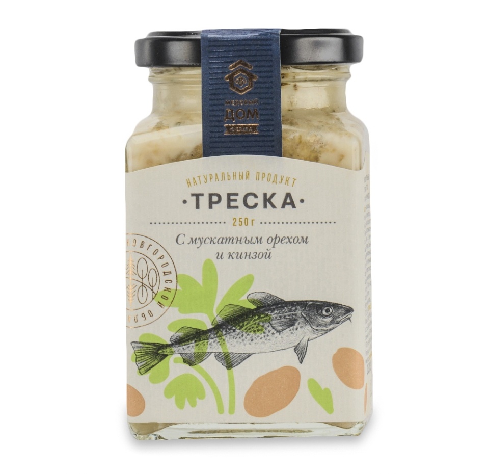 

Треска Медовый дом с мускатным орехом и кинзой 250 г