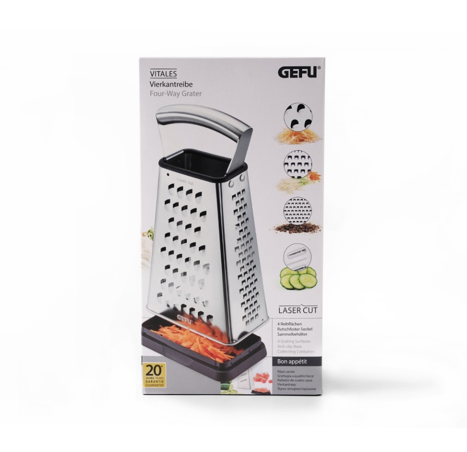 

Терка Gefu четырехсторонняя лазерная заточка