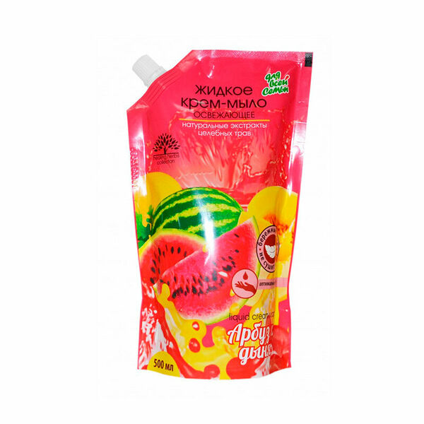 Жидкое мыло Для Всей Семьи Арбуз и Дыня 500 мл