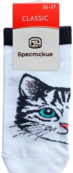 Носки женские Брестские Classic белый Размер 36-37