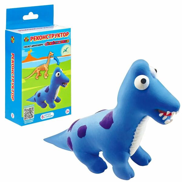 Набор для лепки 1Toy Реконструктор, 1 шт., в ассортименте