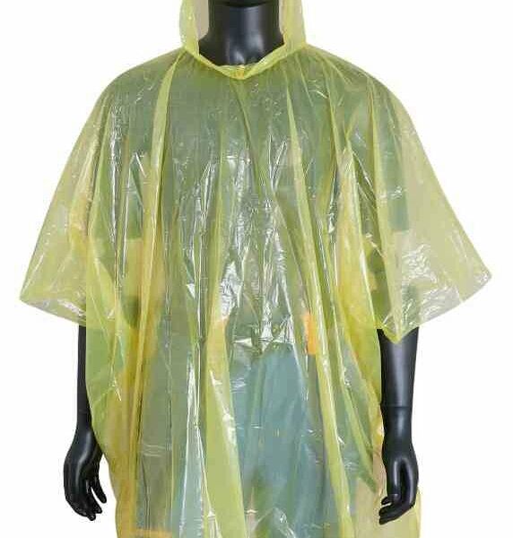 Дождевик-пончо GL5677-Y цвет: желтый, 102 см