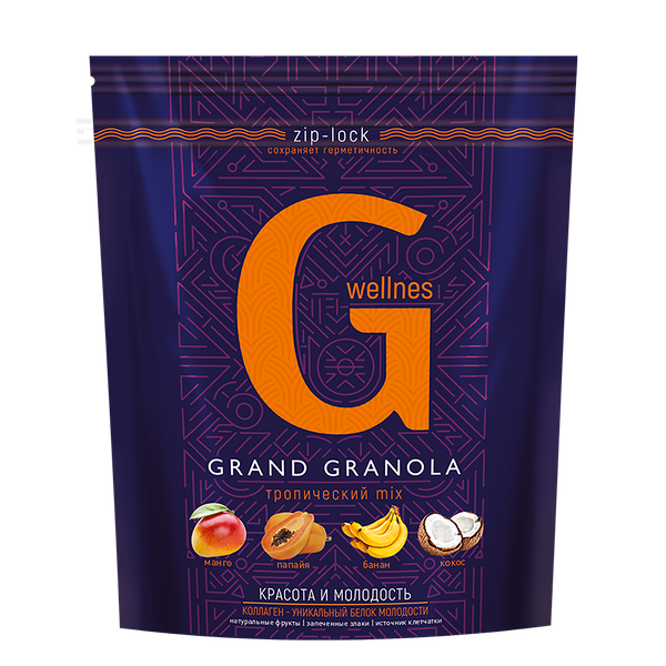 Гранола мюсли Тропический микс Grand Granola
