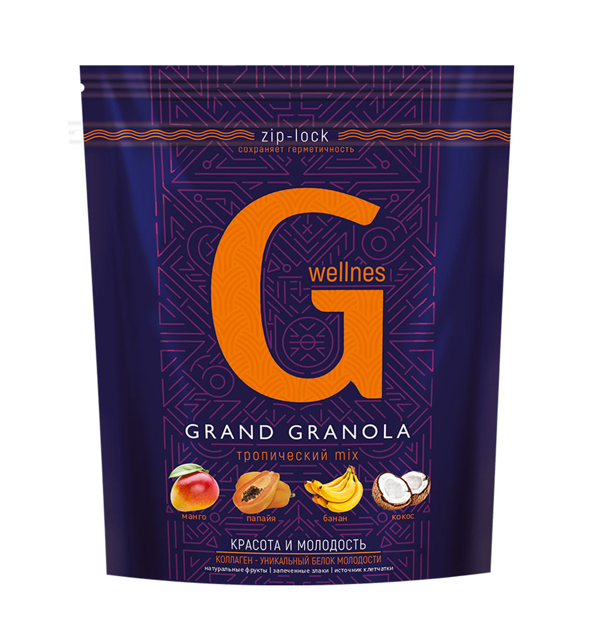 

Гранола мюсли Тропический микс Grand Granola
