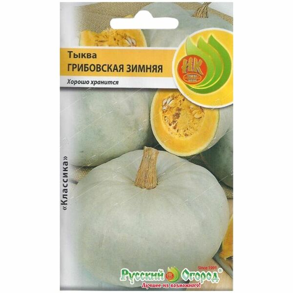 Семена РУССКИЙ ОГОРОД Тыква зимняя Грибовская