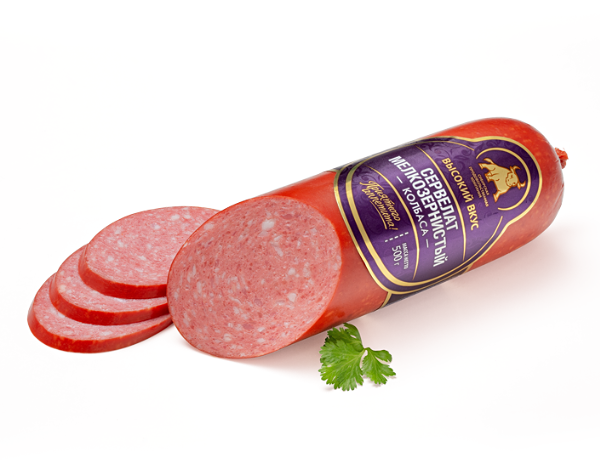 Колбаса варено-копченая Сибирская продовольственная компания Сервелат Мелкозернистый