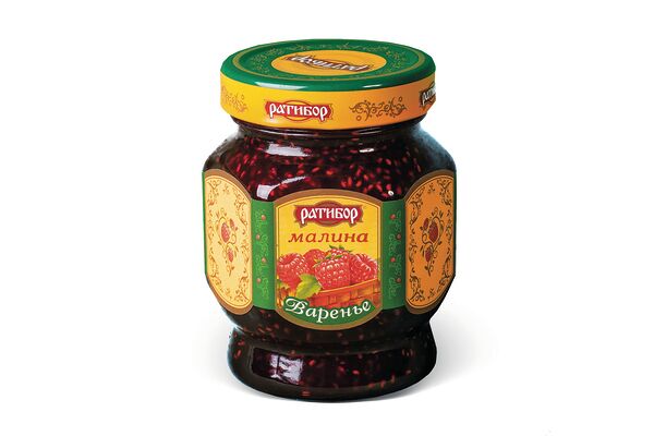 Малина протёртая Ратибор с сахаром