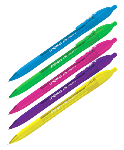

Ручка шариковая Berlingo автомат Triangle 110 RT Color синяя 0.7 мм трехгранная 1 шт. цвет корпуса в ассортименте