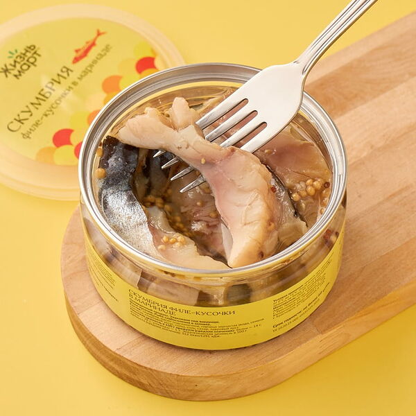 Скумбрия филе-кусочки в маринаде